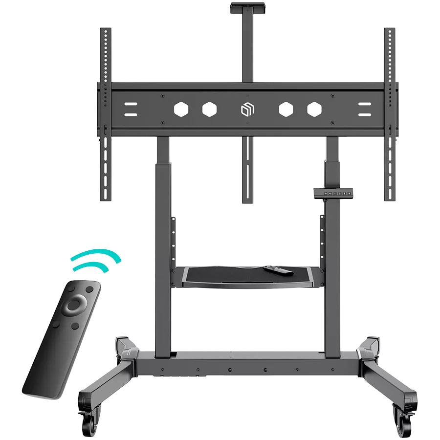 Prestigio ONKRON Motorized TV Lift w/ Remote Mobile TV Stand for 50-100" TVs - TS1991 ELIFT