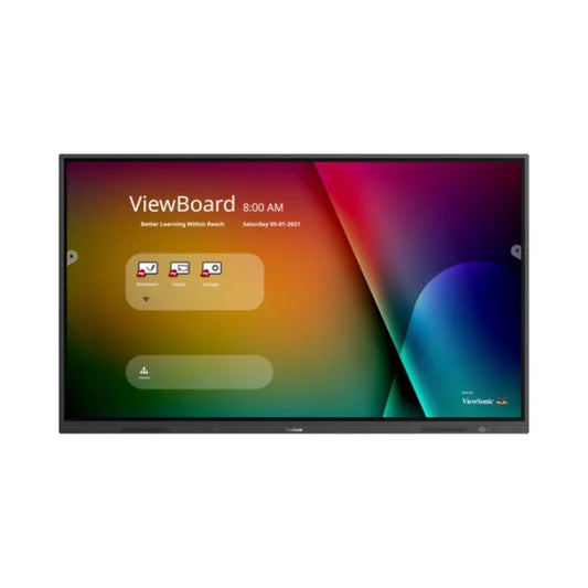 ViewSonic IFP6532 65" 4K with 20-Point Touch and Built-In Whiteboard interactive flat panel