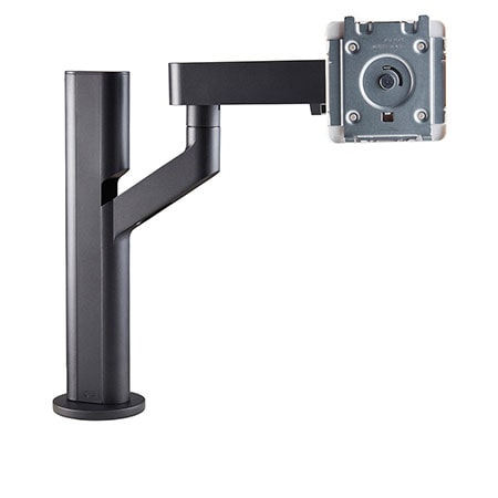 LG Ergo Stand Desk Mount Adjustable Monitor Arm Full Motion White Mounting Plate