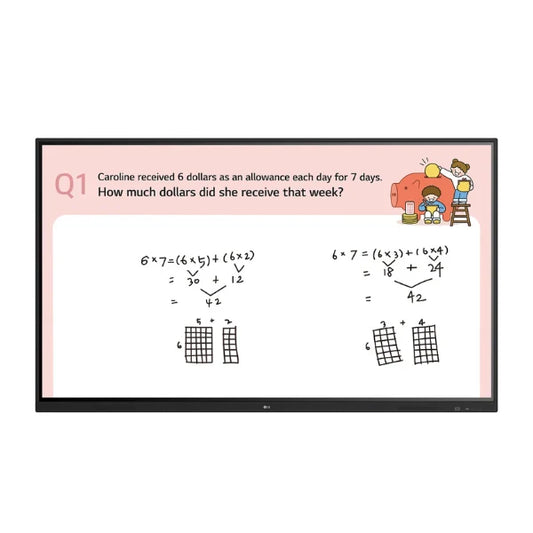 LG 75TR3DJ 75'' Multi-Touch Digital Board – Superior Collaboration & Engagement interactive flat panel