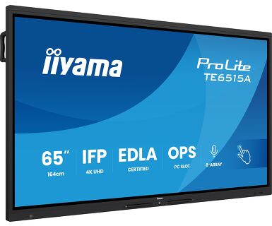 iiyama 65" 4K UHD Google EDLA Certified IFP Interactive Display – Where Design Meets Performance