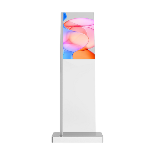 Specktron Transparent OLED 30in Portrait Kiosk digital signage unit