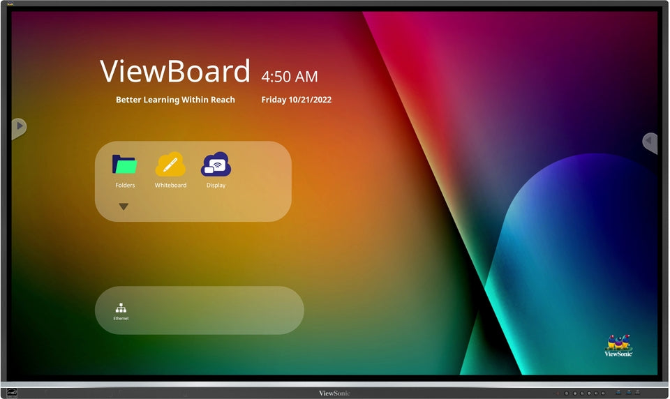 شاشة عرض تفاعلية فيوسونيك (ViewSonic) ViewBoard 75 بوصة – 7550-5