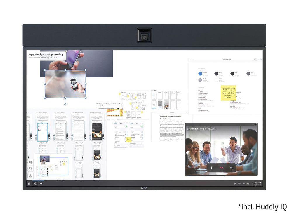 إن إي سي (NEC) InfinityBoard 55 بوصة شاشة تفاعلية – 55″ InfinityBoard 2.1