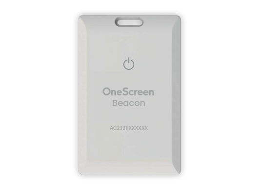 OneScreen Beacon Badge NFC accessory