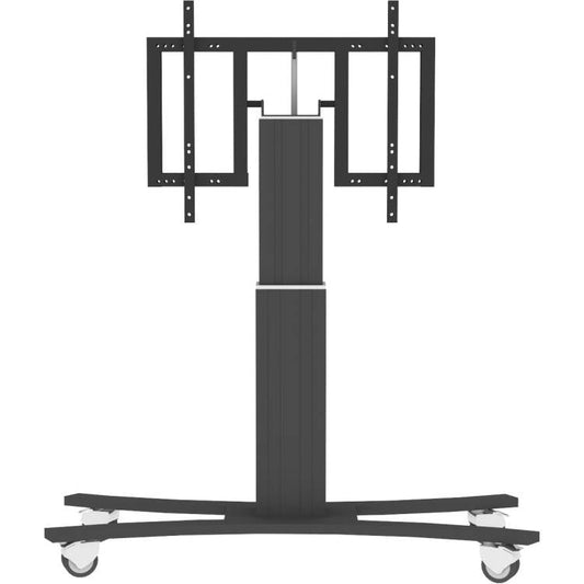 Clevertouch motorised mobile height adjustment tilt and turn trolley up to 65" accessory
