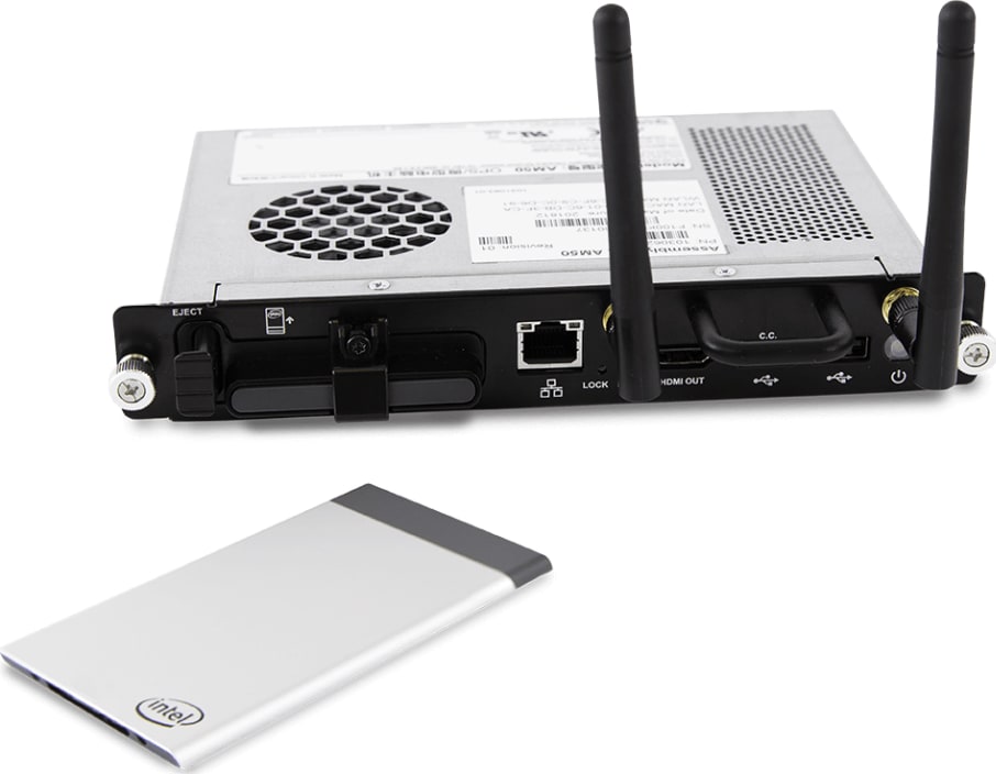 SMART iQ Appliance with Intel Compute Card for SMART Board