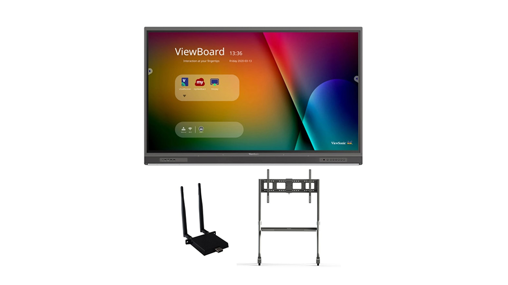 ViewSonic IFP7552-1C-E4 - 75" ViewBoard Interactive Display Bundle