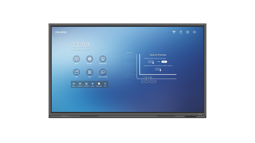 NewLine TT-5521Q - 55" 4K UHD Interactive Display