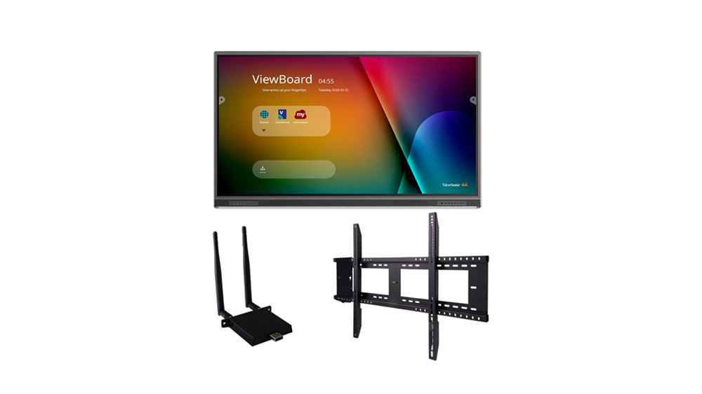 ViewSonic IFP6552-1C-E1 - 65" 4K Interactive Screen Bundle