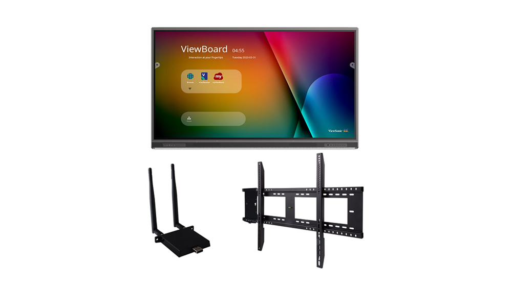 ViewSonic IFP8652-1C-E1 - 86" 4K Interactive Screen Bundle