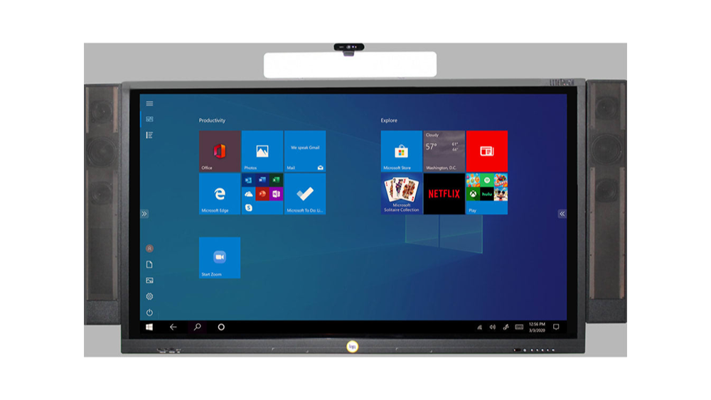LiteTouch 55 LiteTouch PRO+ - 55" 4K UHD Interactive Screen with Windows PC, LiteMic, and LiteTrac