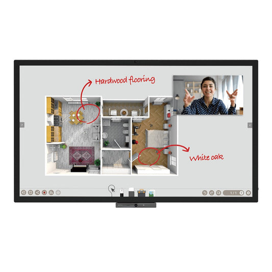 BenQ DuoBoard 65-inch Interactive Flat Panel – CP6501K