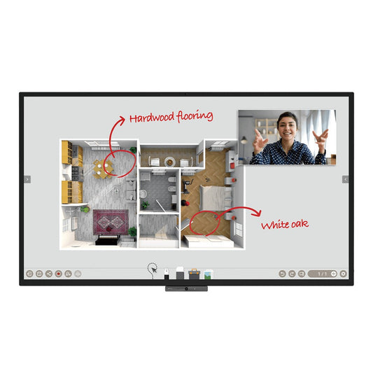 BenQ DuoBoard 86-inch Interactive Flat Panel – CP8601K