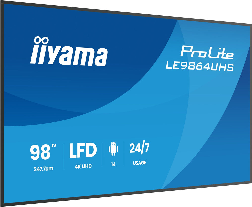 iiyama ProLite LE9864UHS-B1AG 98-inch Digital Signage Display