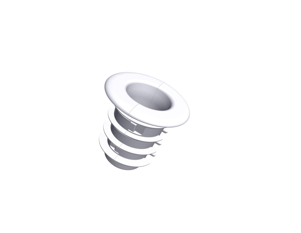 Cache-câbles blanc Biamp 16 mm, lot de 10 – 920-00524-10000