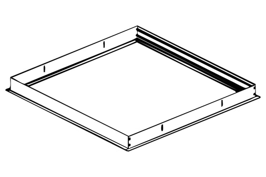 Biamp BMA 360D-RM recessed mount kit white