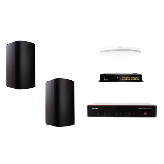 Biamp MRB-M-X400-C-EXS8 Meeting Room Bundle video conferencing system components