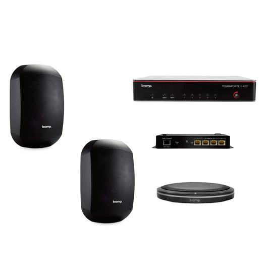 Biamp MRB-M-X400-T-MASK6C Video Conferencing System Bundle
