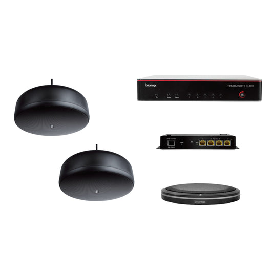 Biamp MRB-M-X400-T-P6SM Meeting Room Bundle video conferencing system