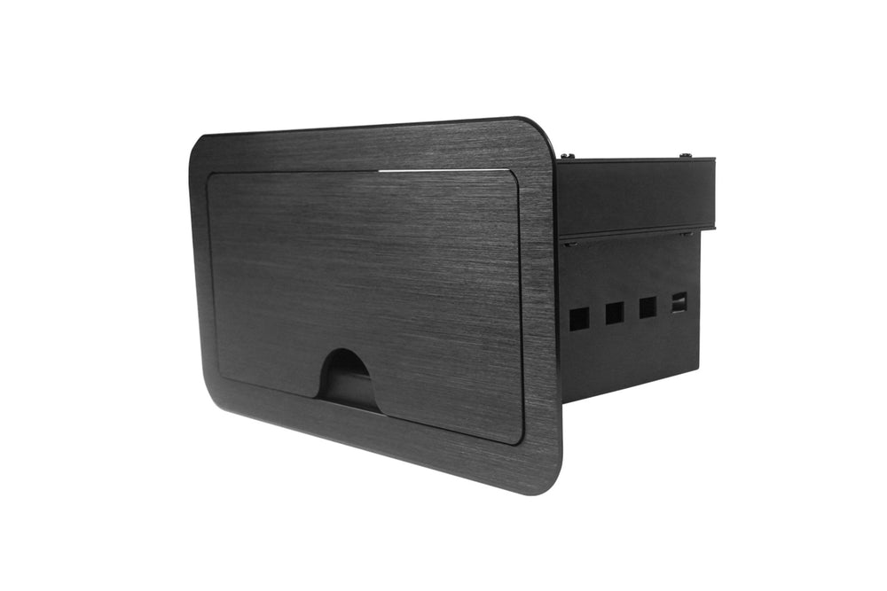 Boîtier de gestion de câbles de table Biamp EasyConnect EC-PK-UNI – 910-01978