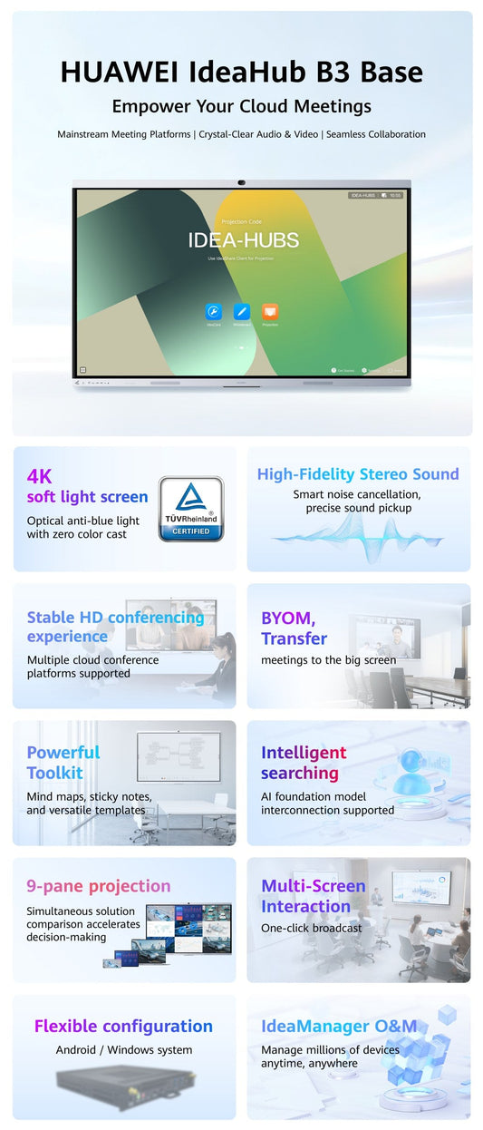 Huawei IdeaHub B3 Base interactive flat panel