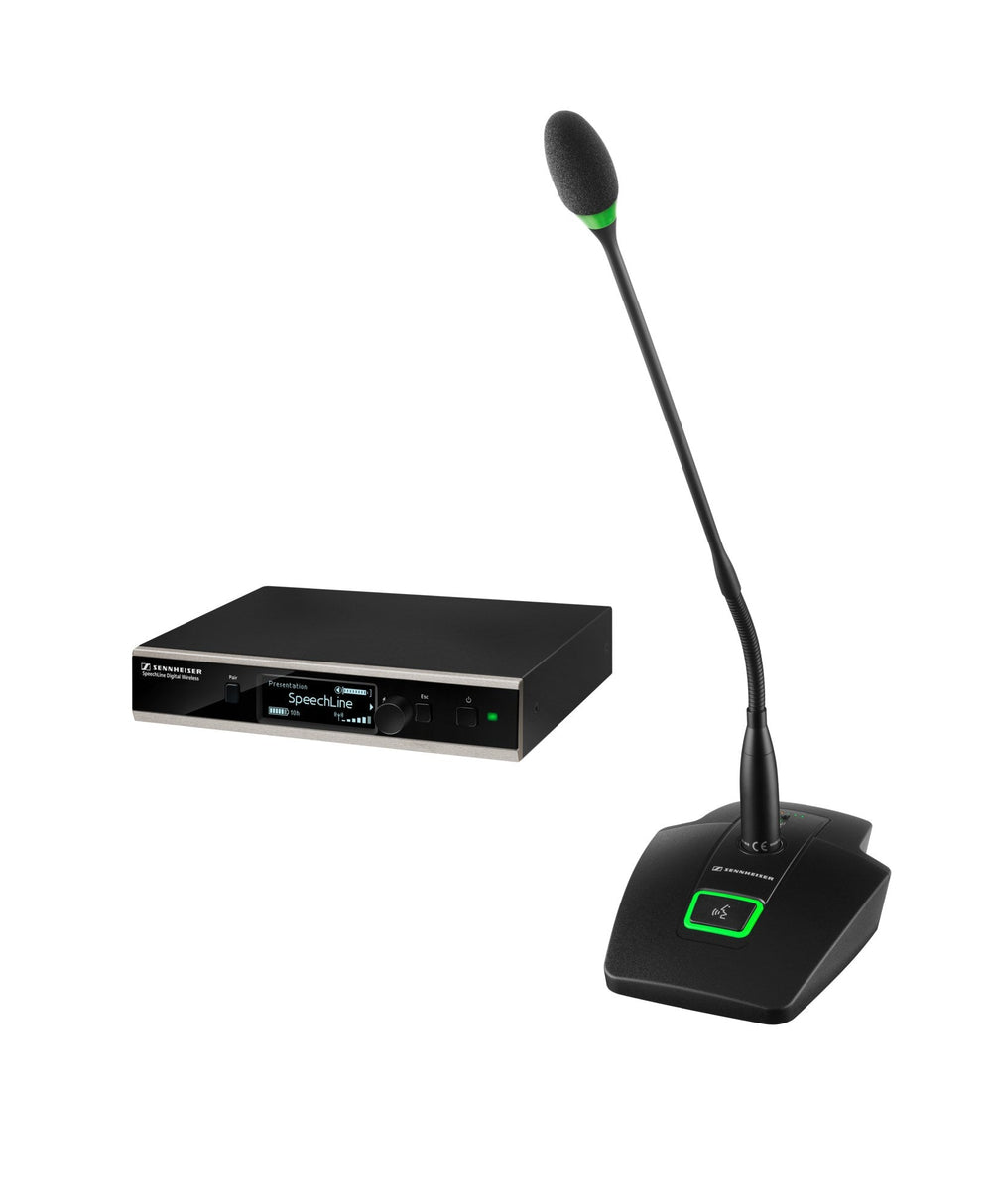 Ensemble Microphone de Table Sans Fil Sennheiser SpeechLine DW SL TS 153 GN-L Set DW-5 US – 506655