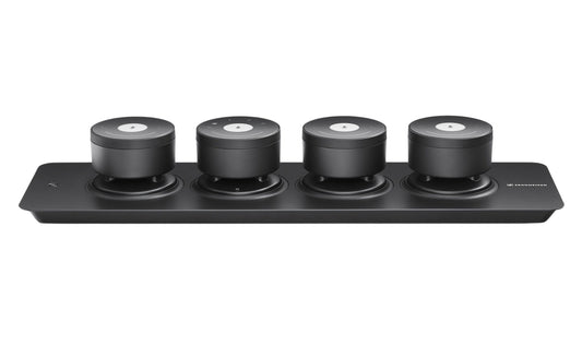 Sennheiser TeamConnect Wireless Tray Set 506692 video conferencing system with satellites and docking tray