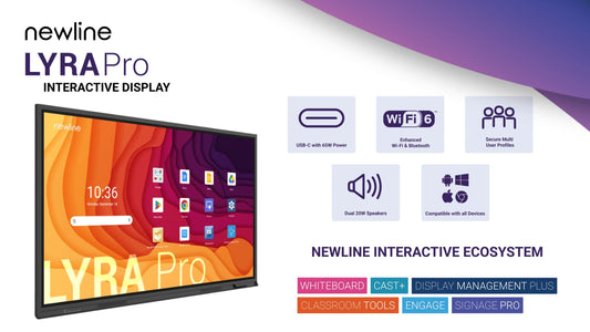 Newline Lyra Pro 4K Interactive Flat Panel