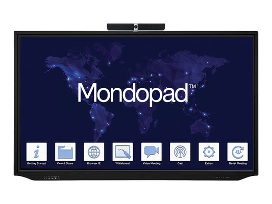 InFocus INF5522AG 55-inch Interactive Flat Panel rear connectivity and OPS slot