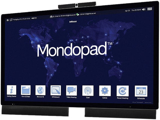 InFocus INF6522 65-inch interactive flat panel with camera and PC box