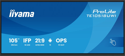 iiyama ProLite TE10518UWI-B1AG 105-inch Interactive Display