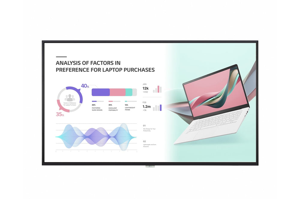 LG 65UH5J-H 65-inch Digital Signage Display