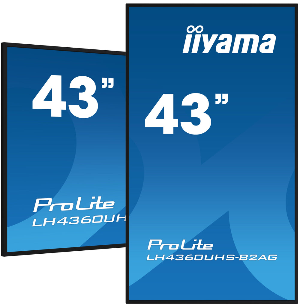 Écran de signalisation numérique iiyama ProLite LH4360UHS-B2AG de 43 pouces
