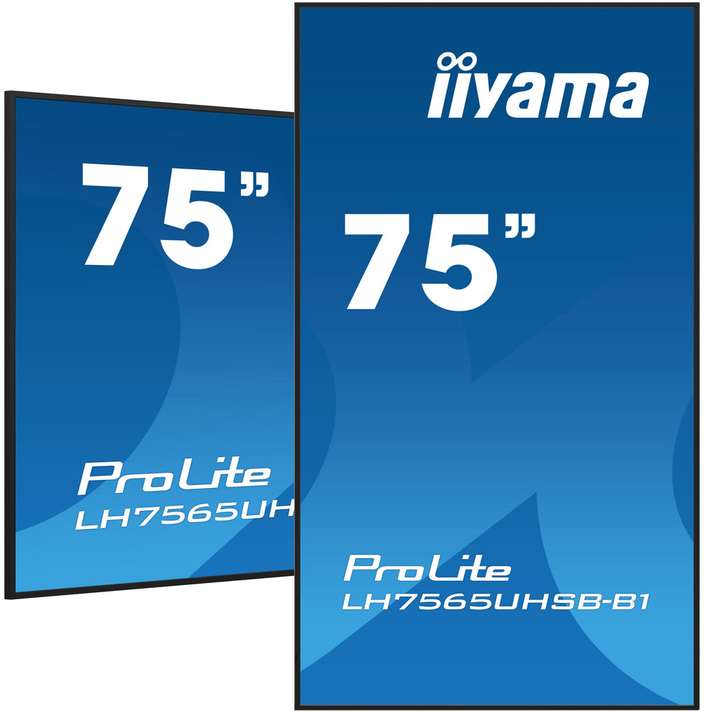 iiyama ProLite LH7565UHSB-B1 75-inch Digital Signage Display