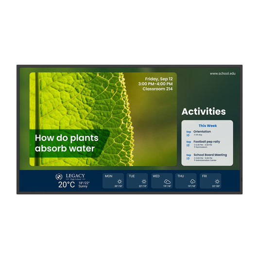 BenQ ST5502S 55-inch 4K digital signage display front view