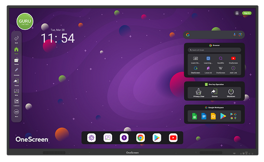 OneScreen Core 4K interactive display